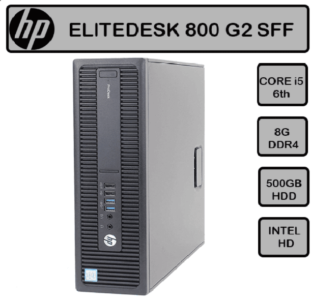 مینی کیس اچ پی ELITEDESK 800/600 G2 (نسل شش)(i5-6TH/8GB/500GB)